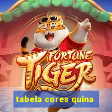 tabela cores quina